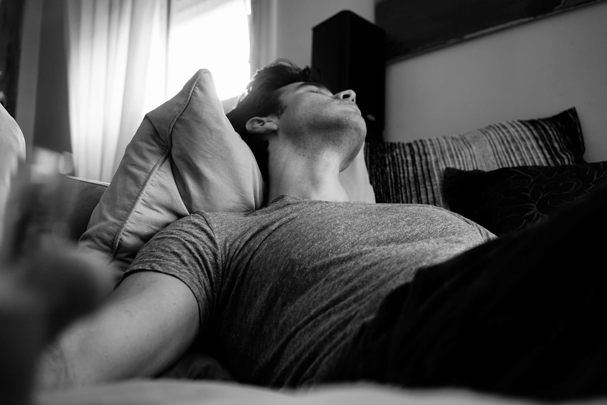 Recuperación y descanso para hombres en edad madura